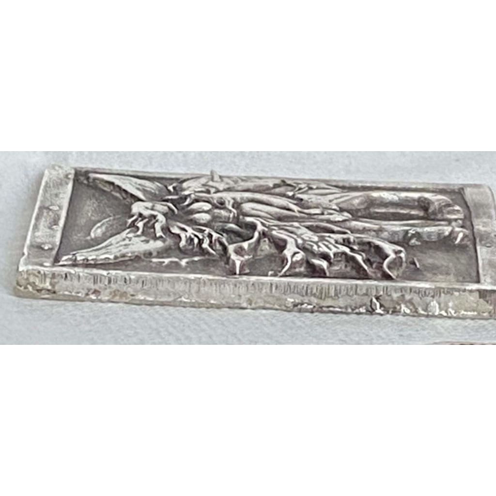 @2.4 Oz MK BarZ Into the Moon Light 2D Framed Sand Cast Picture.999 FS by Anna Marine