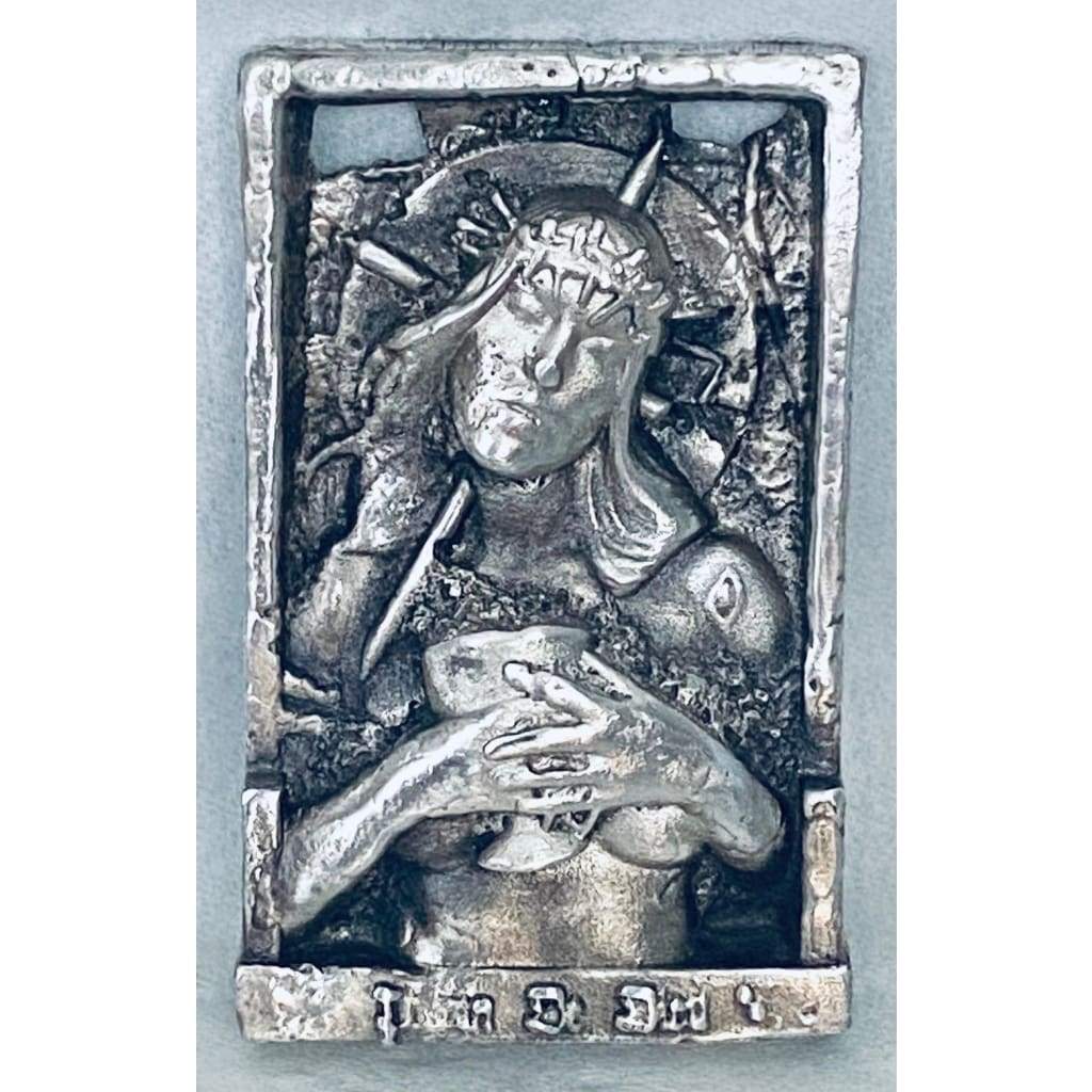 @2.5 Oz MK BarZ Putain De Dieu 2D Framed Sand Cast Picture.999 FS by Heber