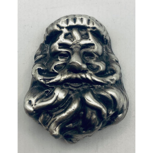 2.5 Ozt MK BarZ Jolly Santa Hand Poured.999 FS
