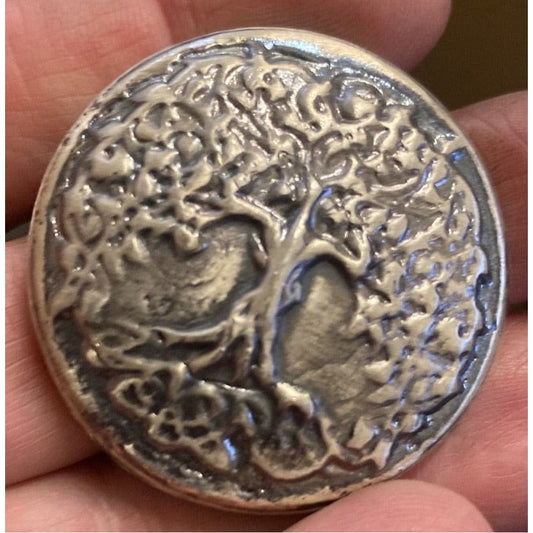 2.5 Troy ounce tree of life round.999 fine silver