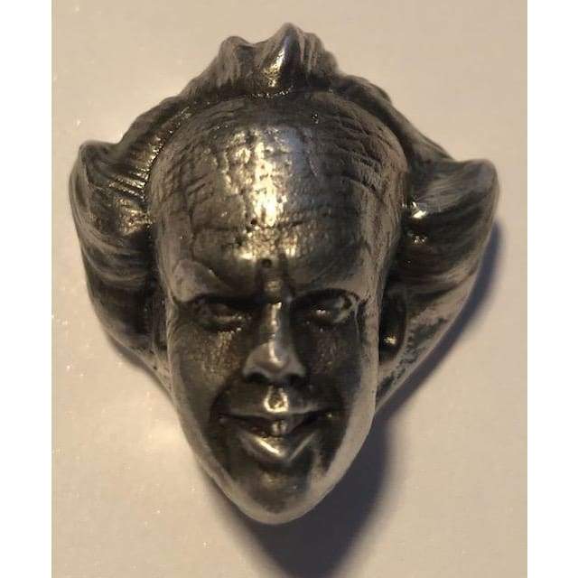 2.5 Troy Oz. MK BarZ "Creepy "IT" Clown" Hand Poured .999 Fine Silver - MK BARZ AND BULLION