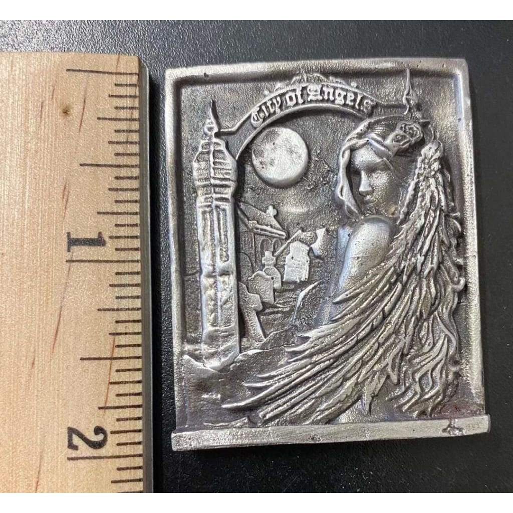 @2.6 Oz MK BarZ City of Angels 2D Framed Sand Cast Picture.999 FS by Anna Marine