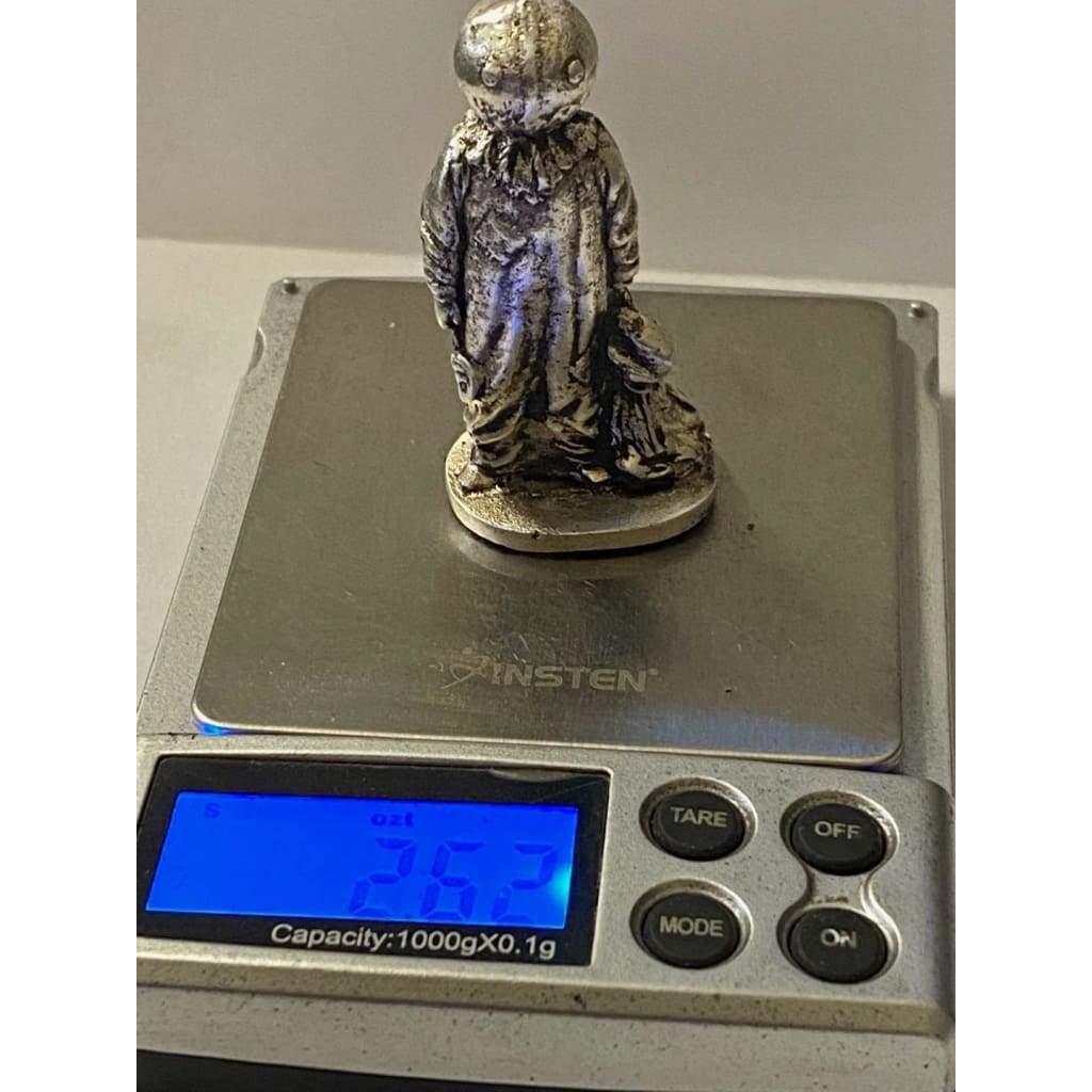 @2.6 Troy Oz MK BarZ "Trick Or Treat Sam" LTD .999 FS 3D Sand Cast Statue - MK BARZ AND BULLION