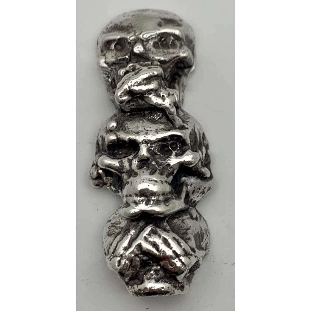 2.75 ozt MK BarZ Hear No Evil Speak No Evil Totem LTD.999 FS Hand Poured