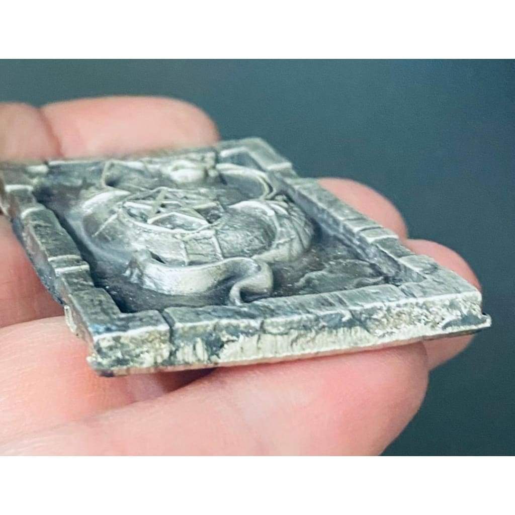 @2.8 Troy Oz MK BarZ Hell Rat by Sarah Richter Framed 2D Sand Cast Relief.999 FS
