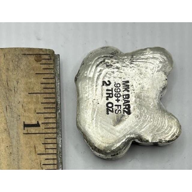 2 Oz MK BarZ Happy Crab Hand Poured.999 FS