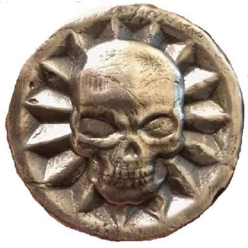 2 oz MK BarZ Nautical Pirate Token Round.999FS