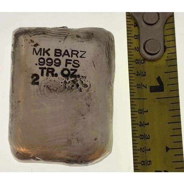 2 Oz MK BarZ Punish This! Punisher Bar Hand Poured.999 FS