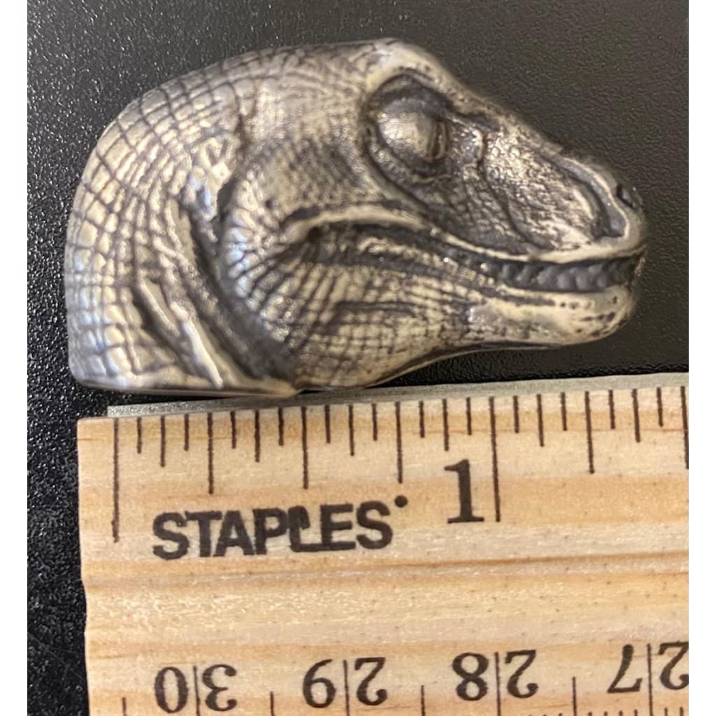 2 Oz MK BarZ Rapture Dino Head Sand Cast.999 FS