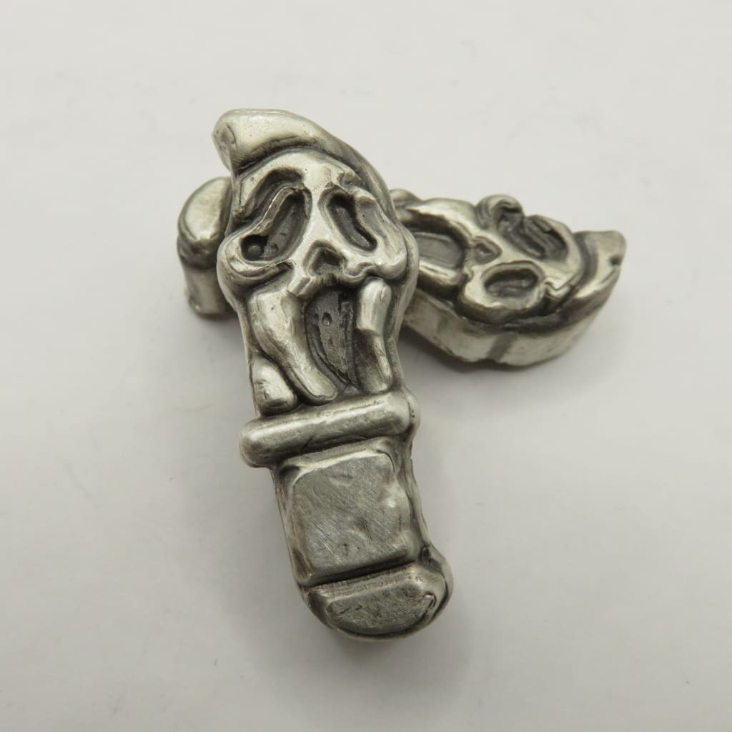 2 Oz MK BarZ SCREAMing Knife Bar.999 Fine Silver