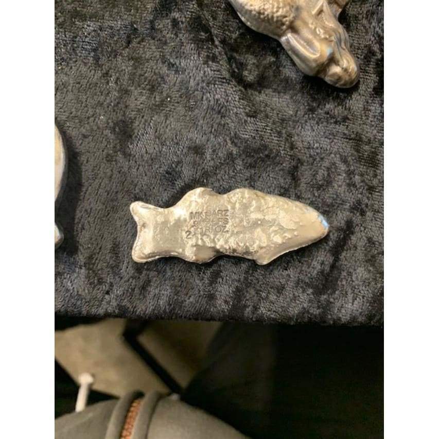 2 Oz MK Barz Sea Bass Bar.999 Fine Silver