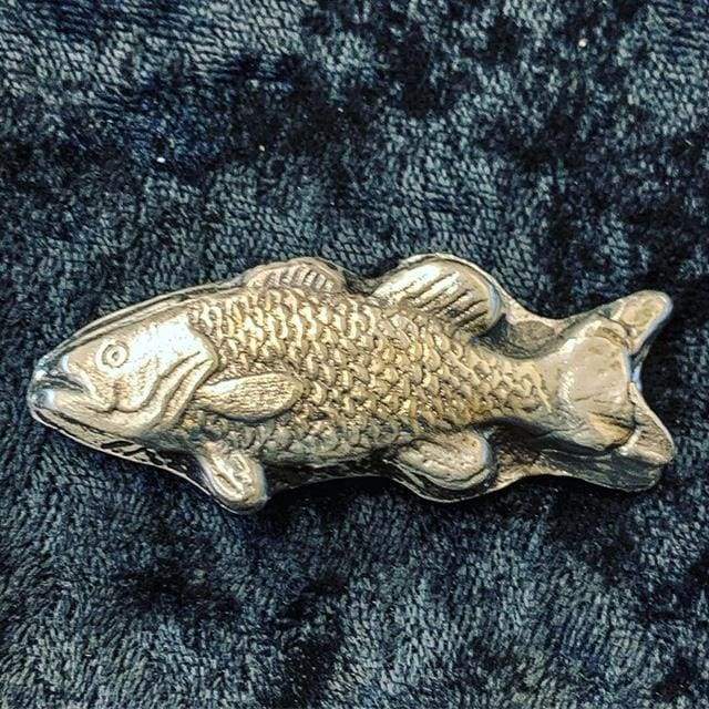 2 Oz MK Barz "Sea Bass" Bar .999 Fine Silver - MK BARZ AND BULLION