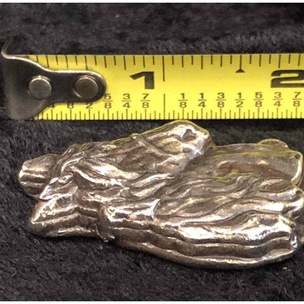 2 Oz MK BarZ "Show Pony" Horse Bust Hand Poured & Tumbles Bar .999FS - MK BARZ AND BULLION