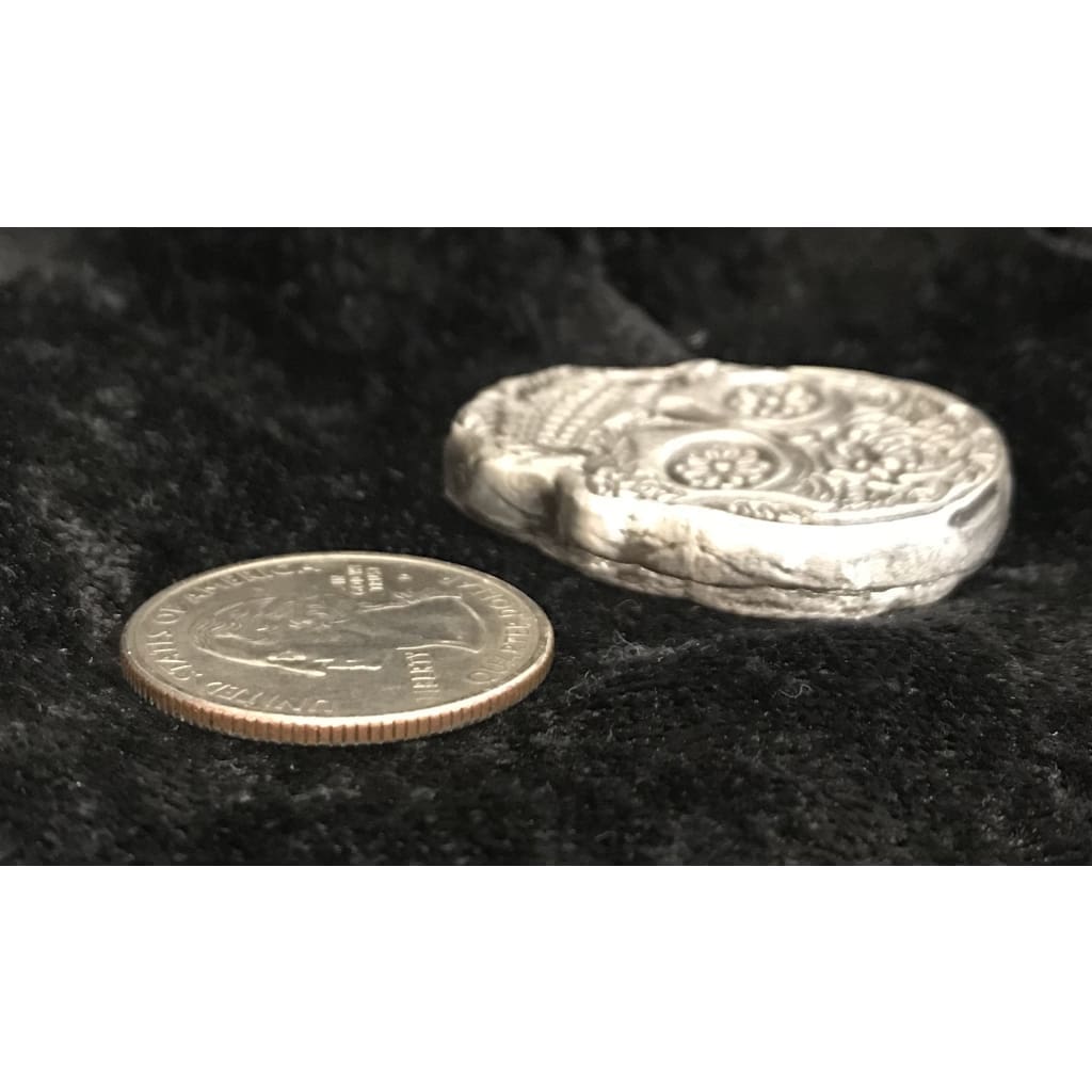 2 Oz MK BarZ Stamped Deadly Rose-Sugar Skull Shaped LTD.999 FS