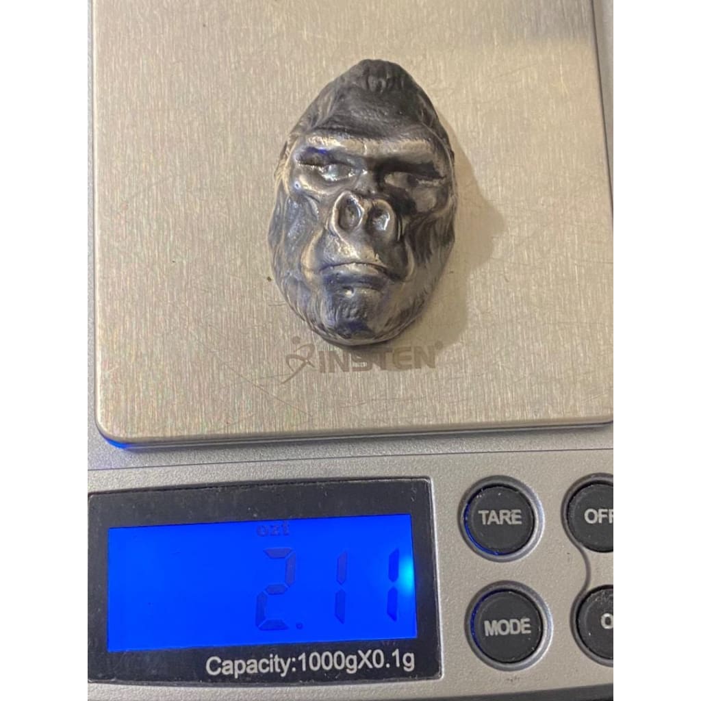 @2 Oz MK BarZ Western Gorilla Sand Cast.999 FS