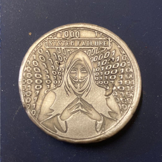 2 ounce Troy anonymous pours logo round