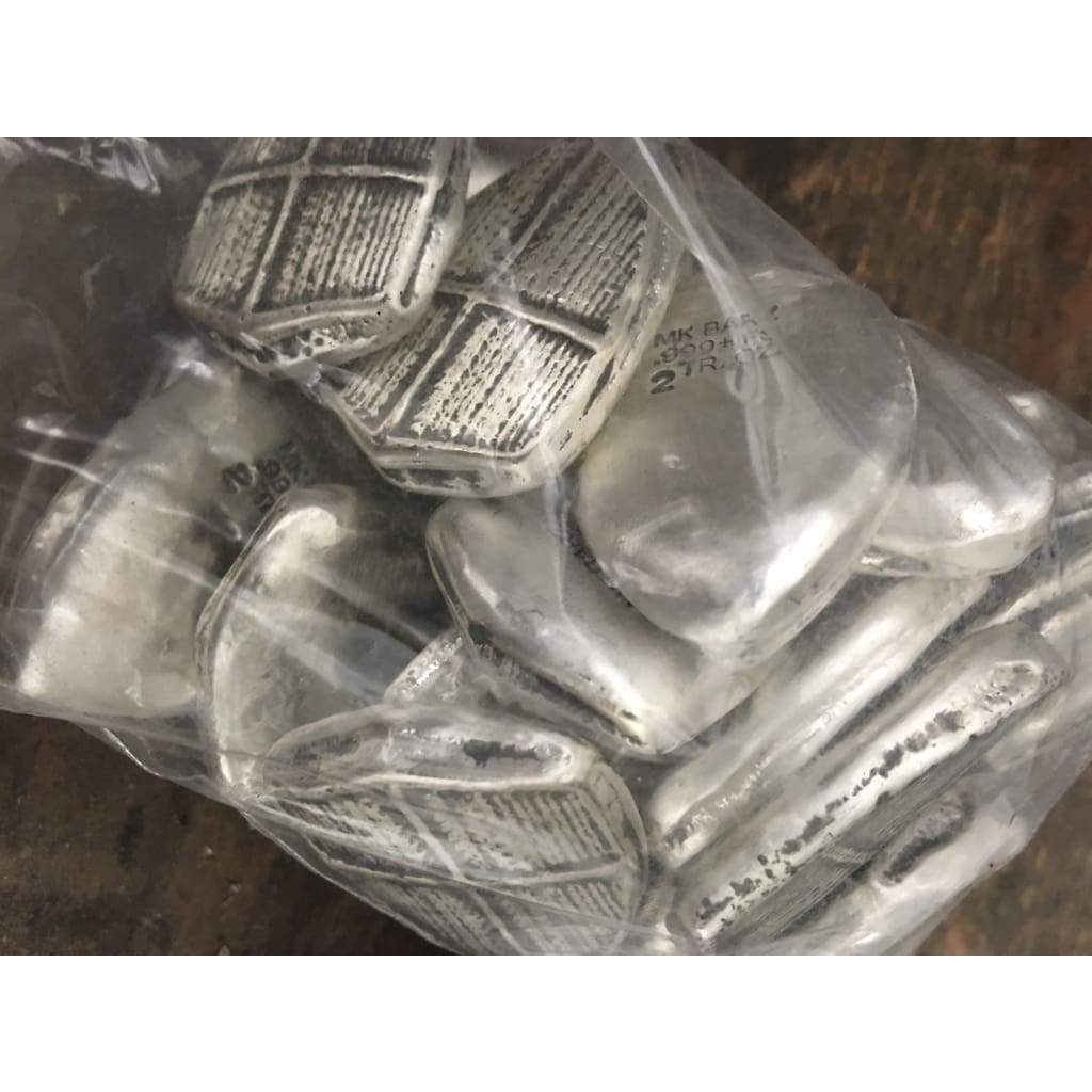 2 Ozt MK BarZ Kings Shield Sand Cast.999 FS