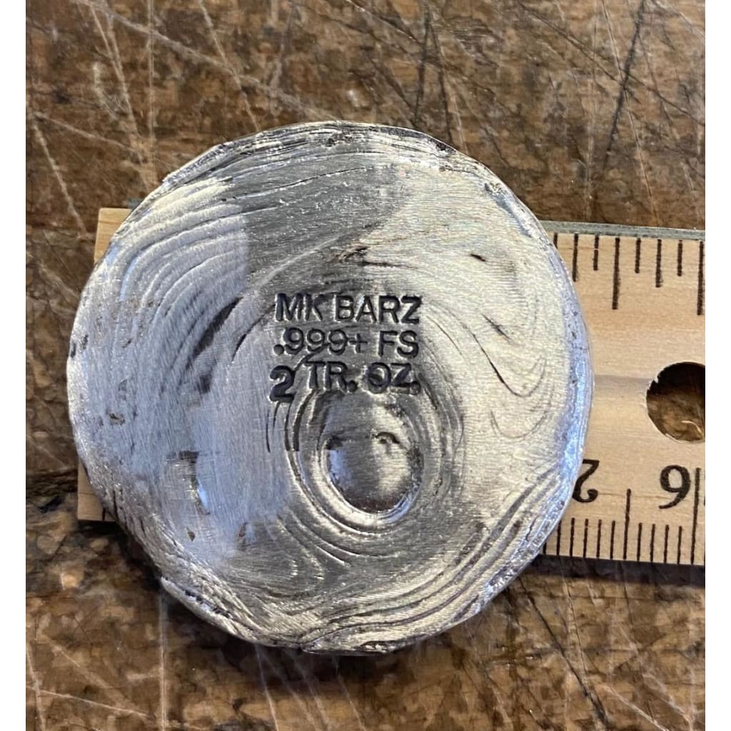 2 Troy Oz MK BarZ Jason- Horror Token Round.999 FS