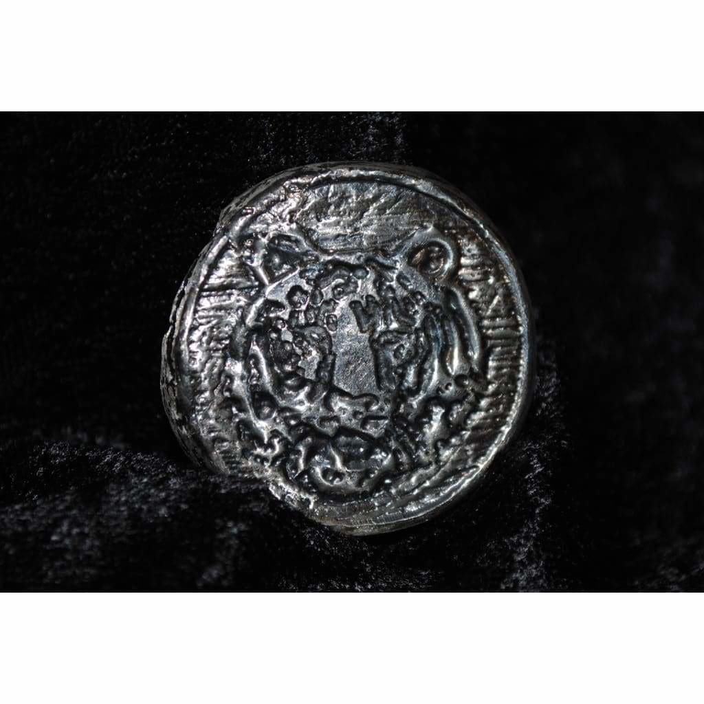 2 Troy Oz. MK BarZ Tiger Hand Poured Round.999 Fine Silver