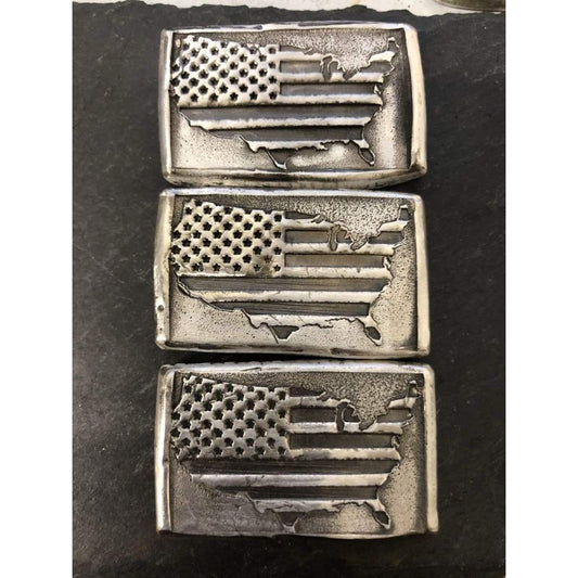 2 Troy Oz MK BarZ USA Dog Tag Bar.999 FS