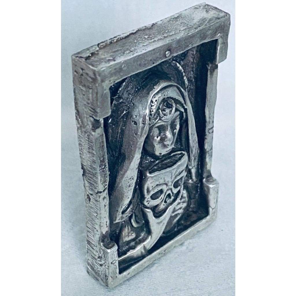 @3.04 Oz MK BarZ Deadly Nighshade 2D Framed Sand Cast Picture.999 FS by Heber