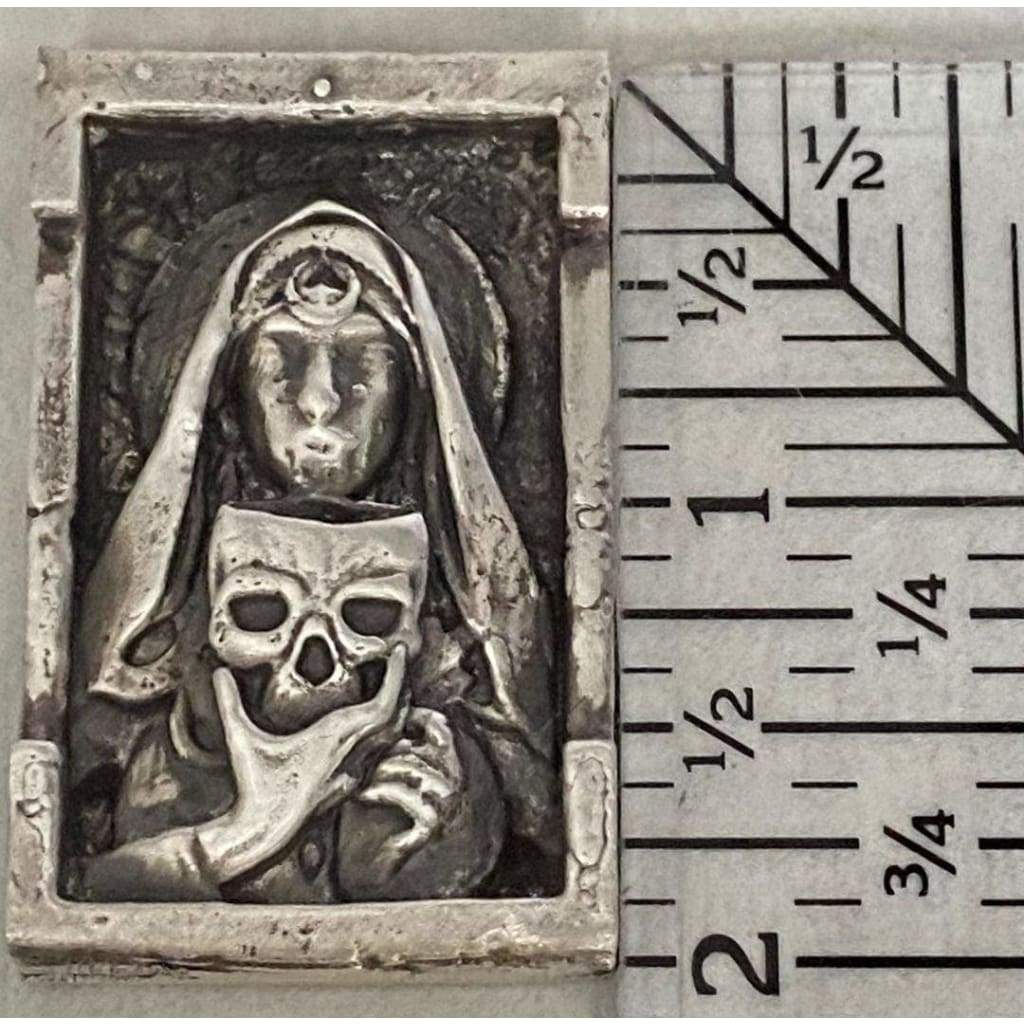 @3.04 Oz MK BarZ Deadly Nighshade 2D Framed Sand Cast Picture.999 FS by Heber