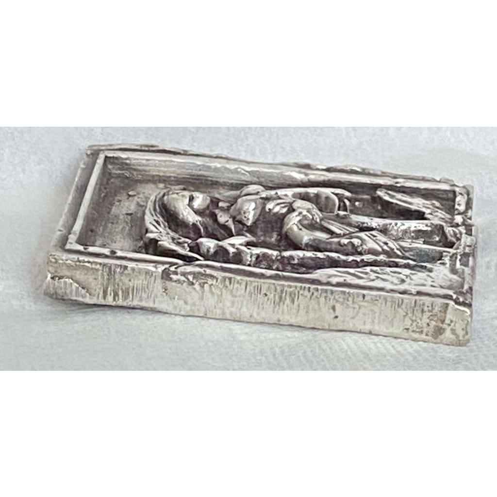 @3.35 Oz MK BarZ Grim Reaper Fantasy2D Framed Sand Cast Picture by Paul Abrams.999 FS
