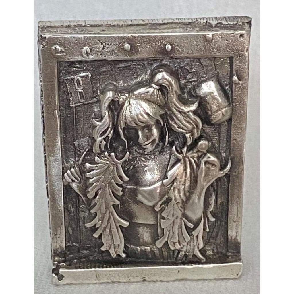 @3.47 Oz MK BarZ Harley 2D Framed Sand Cast Picture.999 FS by Anna Marine