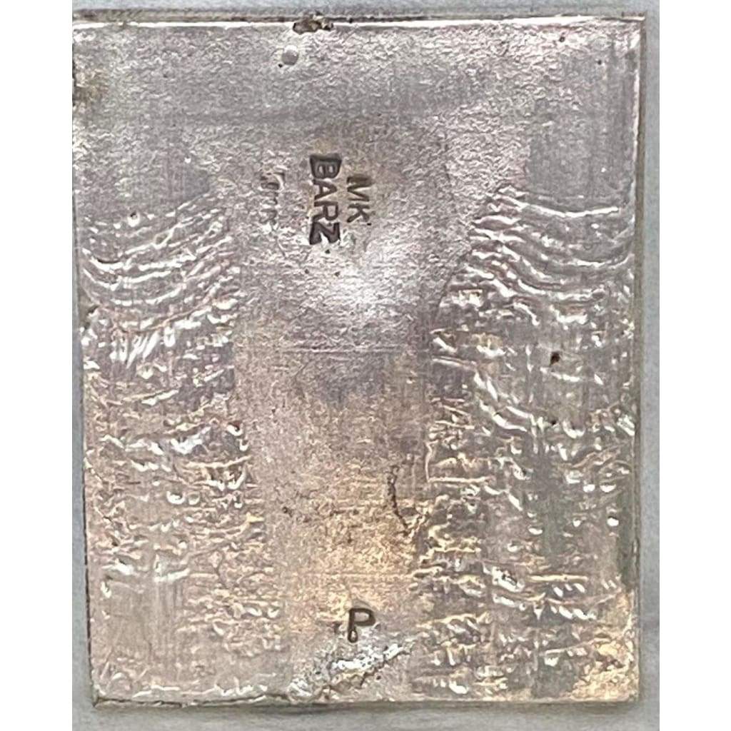 @3.47Oz MK BarZ She Pirate2D Framed Sand Cast Picture by Paul Abrams.999 FS