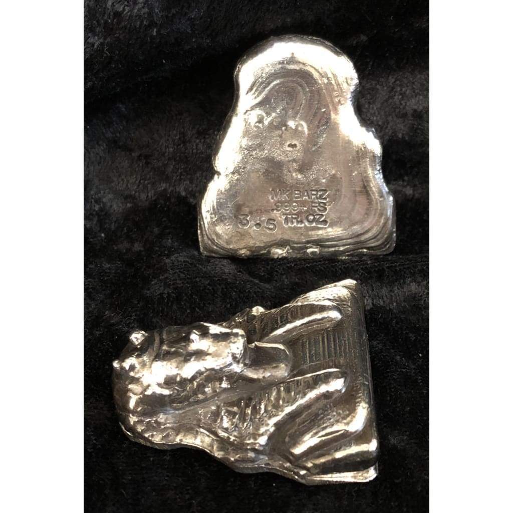 3.5 Oz MK BarZ The Great Sphinx 3D Image Bar.999 FS
