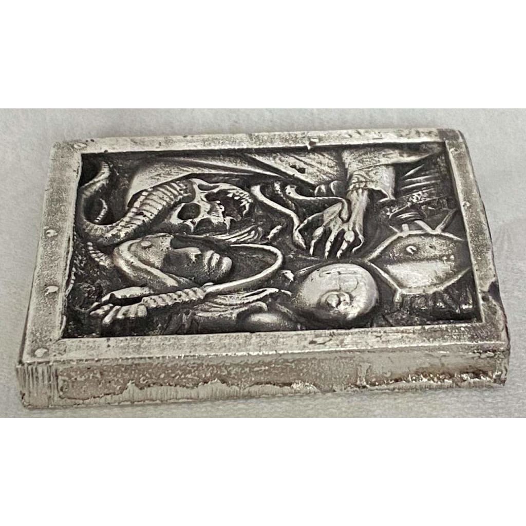 @3.54 Oz MK BarZ Ultra Violence 2D Framed Sand Cast Picture.999 FS by Heber