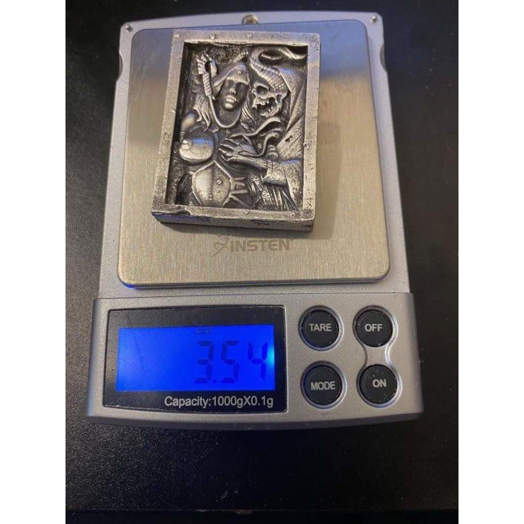 @3.54 Oz MK BarZ Ultra Violence 2D Framed Sand Cast Picture.999 FS by Heber