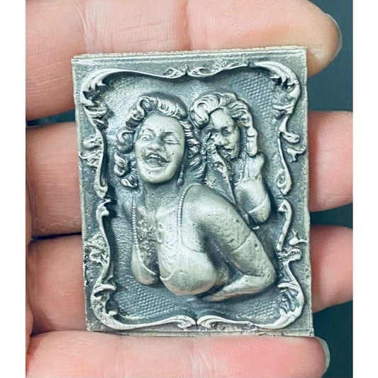 @3.7 Oz MK BarZ The Faces of Marilyn Monroe Tribute Sand Cast 2D Picture Fame.999 FS