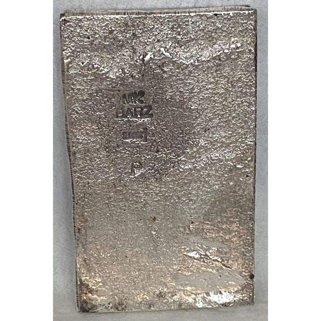 @3.9 Oz MK BarZ Axe Wielding Demon2D Framed Sand Cast Picture by Paul Abrams.999 FS