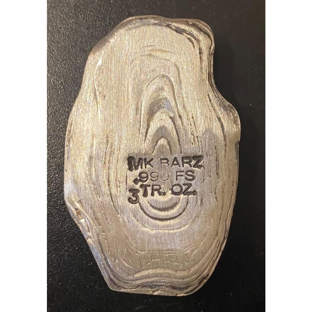 3 Oz MK BarZ Grenade Hand Poured.999 FS Bar