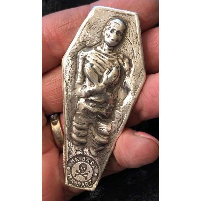 3 Oz MK BarZ Mummy Coffin Bar.999 FS