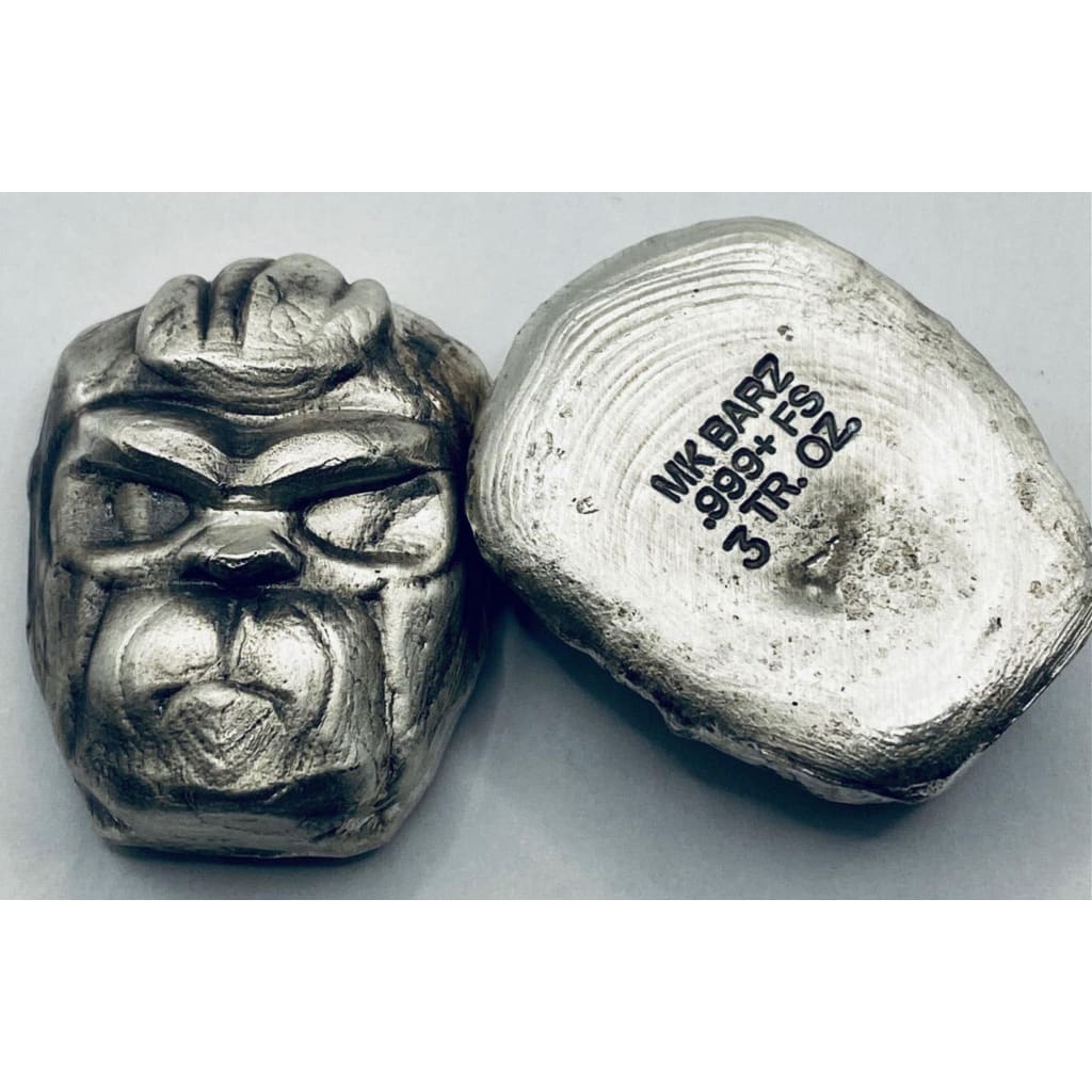 3 Oz MK BarZ Pogo GTA Monkey Hand Poured.999 FS
