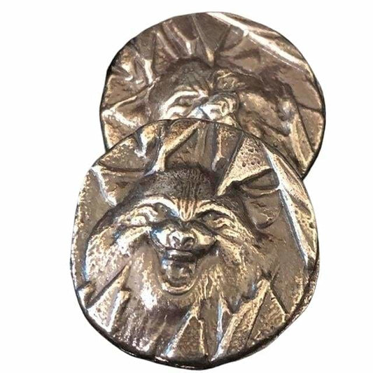 4 Oz MK BarZ Wolves Den Hand Poured Bar.999FS