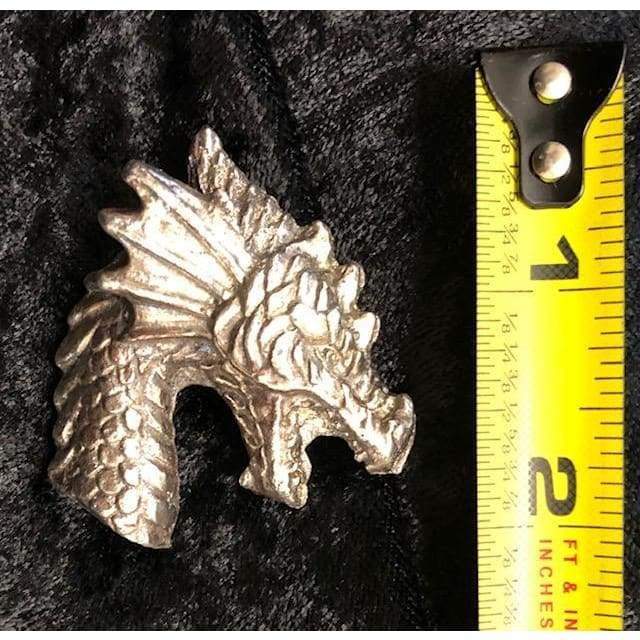 3 Oz MK BarZ Wyvern Dragon Head 3D Statue.999 FS