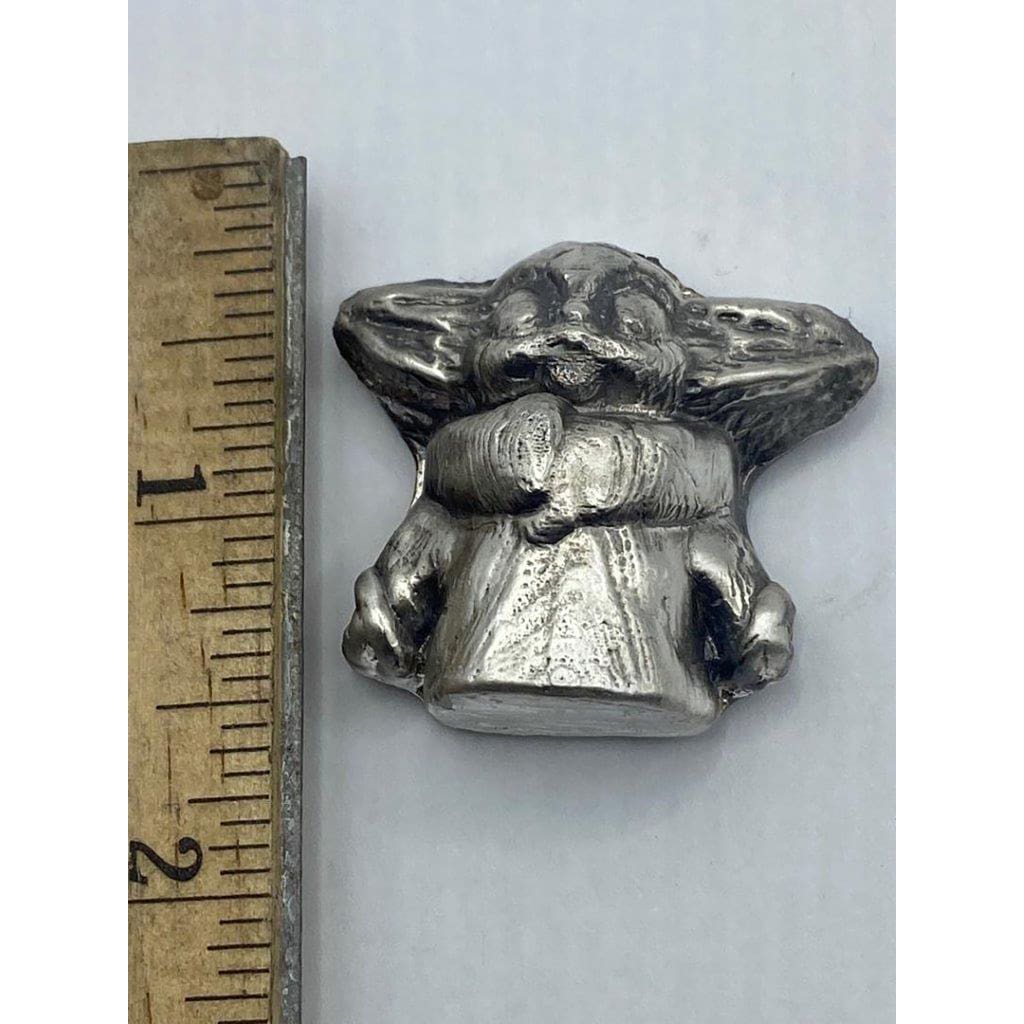 3 Oz MK BarZ Yoda Bar.999 Fine Silver