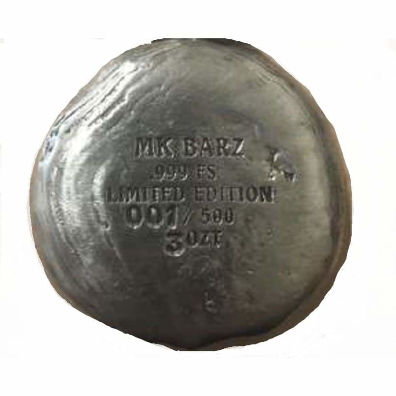 3 ozt Aztec Coin round.999 FS limited to 500 - silver bullion