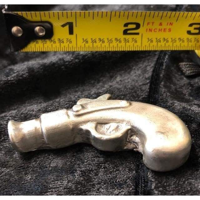 3 Ozt MK BarZ Pirate Pistol.999 Fine Silver