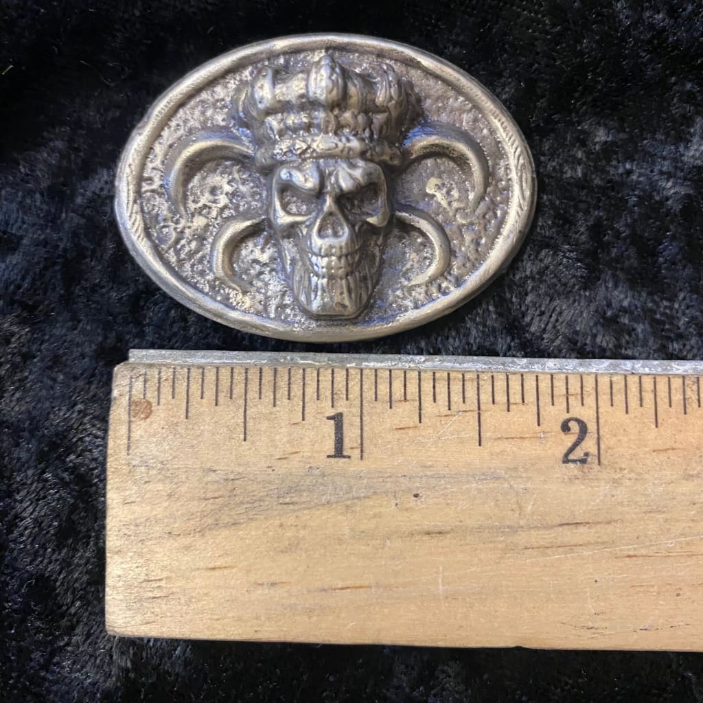 3 OZT MK BarZ The Skull King Sand Cast Relief.999FS