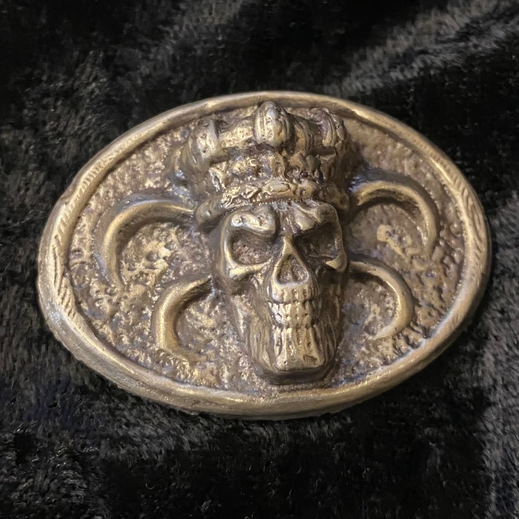 3 OZT MK BarZ The Skull King Sand Cast Relief.999FS