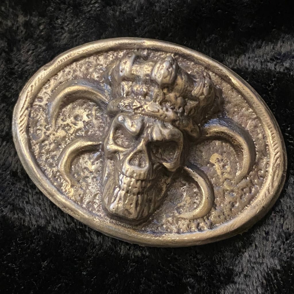 3 OZT MK BarZ The Skull King Sand Cast Relief.999FS