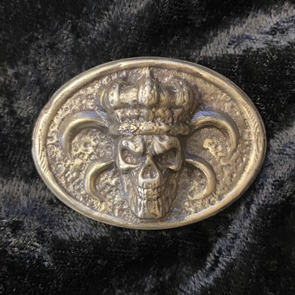 3 OZT MK BarZ The Skull King Sand Cast Relief.999FS