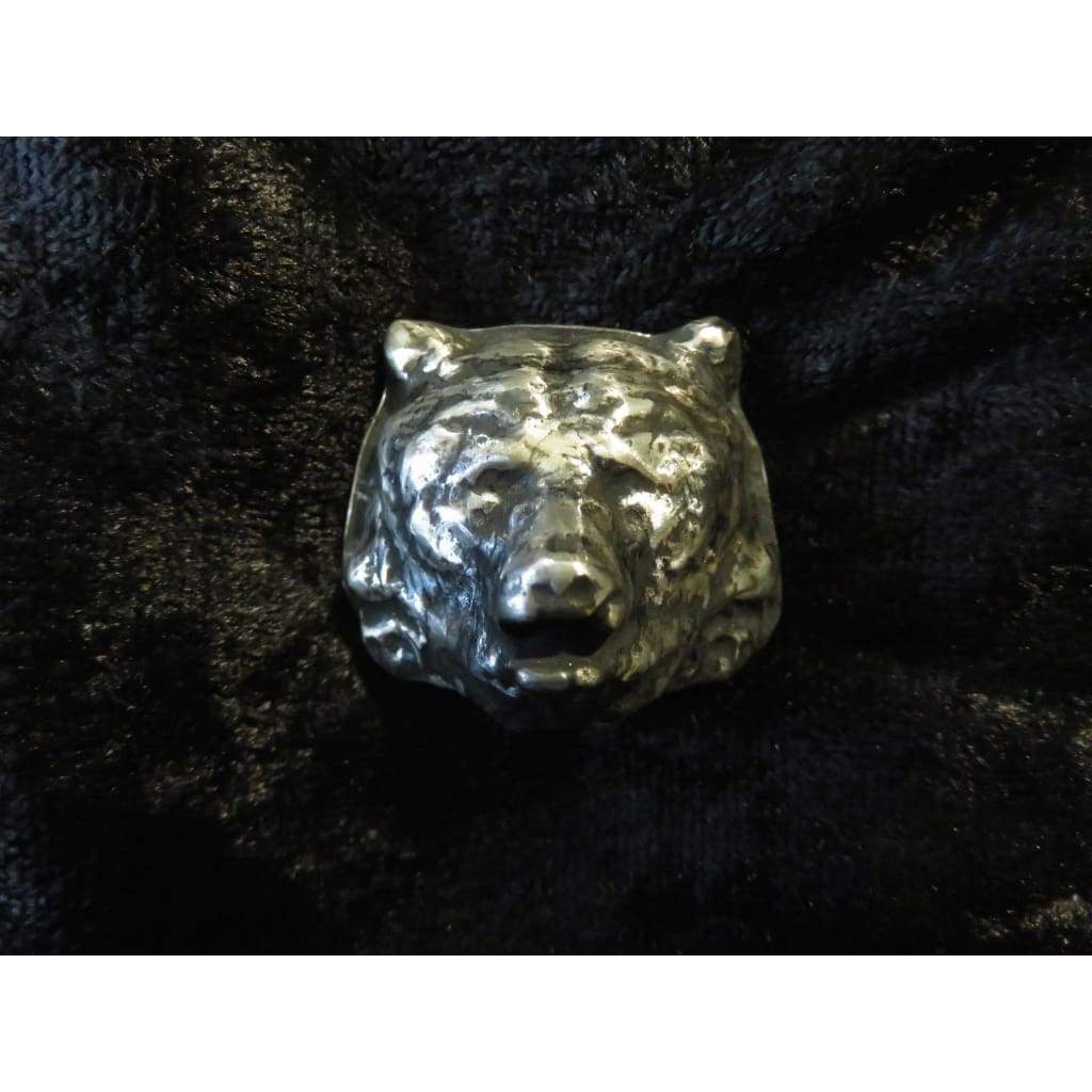 3 Troy Oz. MK BarZ Bear Hand Poured.999 Fine Silver