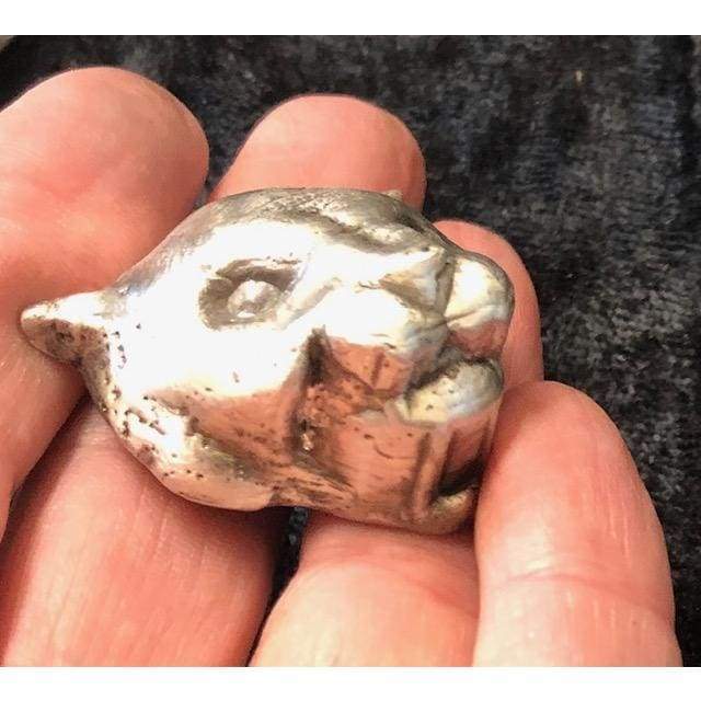 3 Troy Oz. MK BarZ Nala the Lion Hand Poured.999 Fine Silver