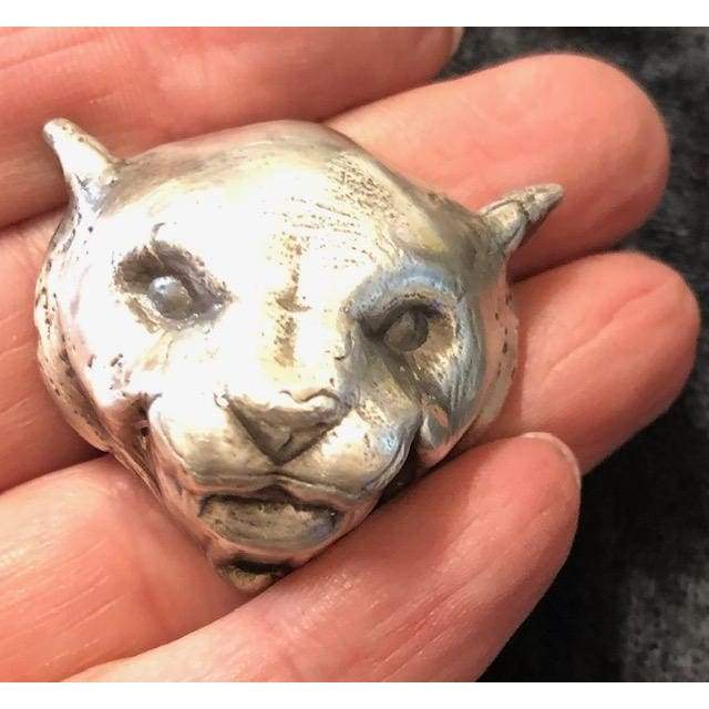 3 Troy Oz. MK BarZ "Nala the Lion" Hand Poured .999 Fine Silver - MK BARZ AND BULLION