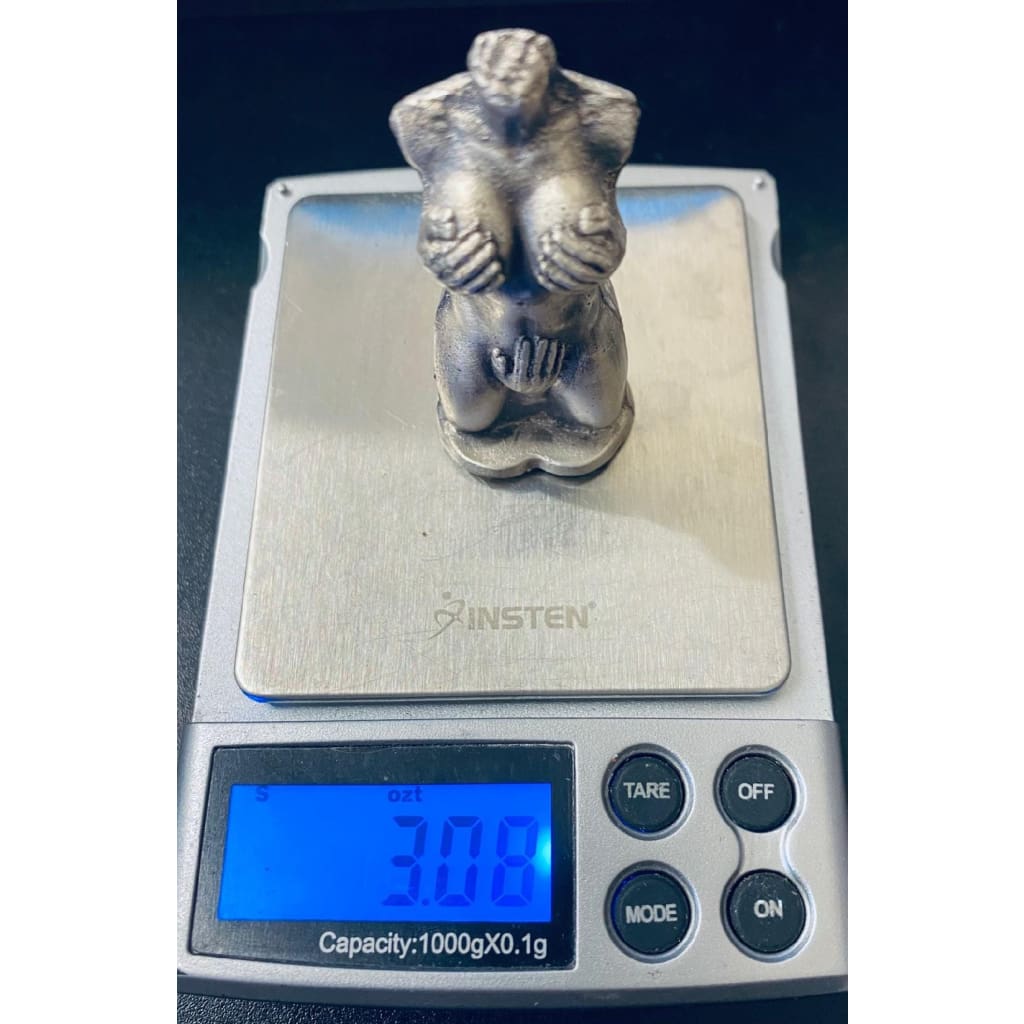@3 Troy Oz MK BarZ Sweet Embrace Nude Bust 2 Part Sand Cast Statue.999 FS